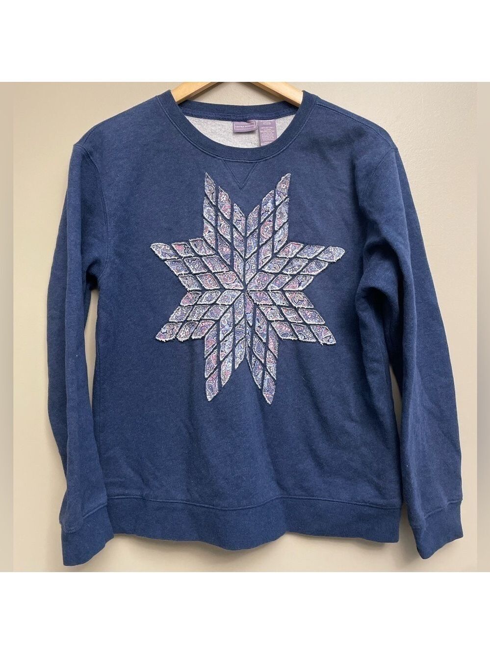 Laura Scott Vintage Snowflake Crewneck Medium